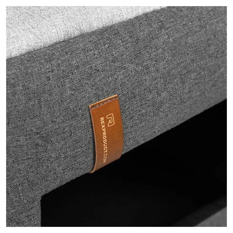 Светлосива кучешка колиба 43x43 cm Up and Down L – Rexproduct