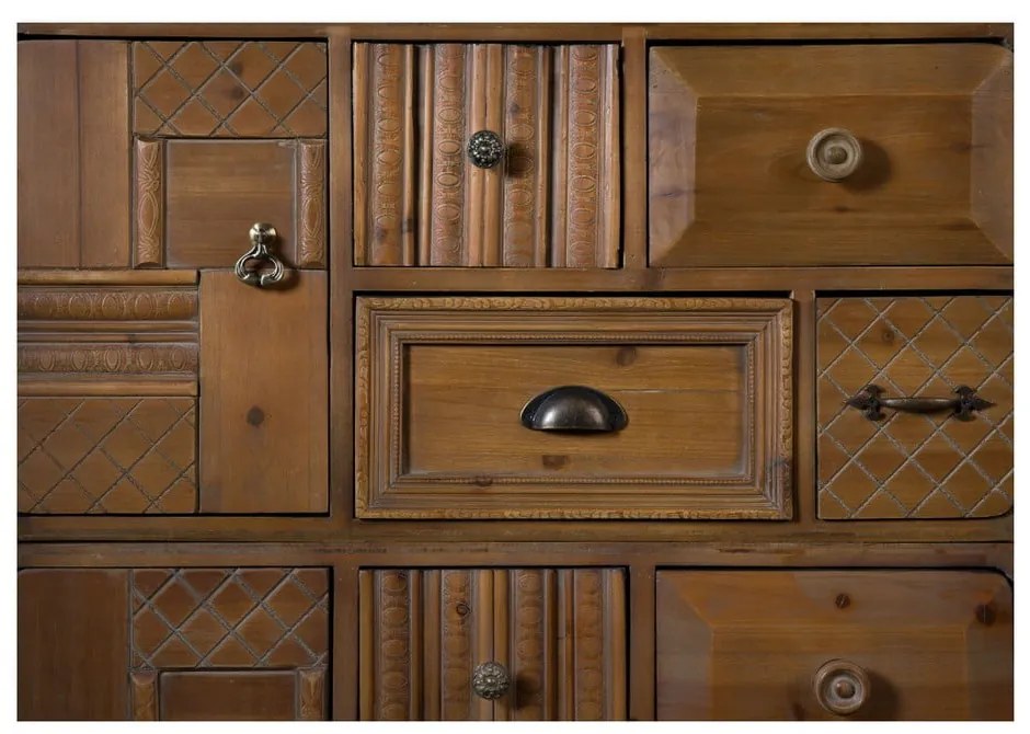 Дървен скрин с чекмеджета Jove - Dutchbone