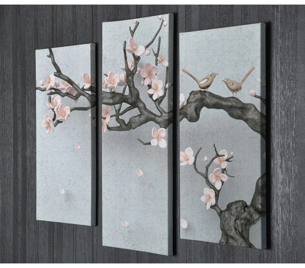 Картини в комплект от 3 бр. Sakura - Wallity