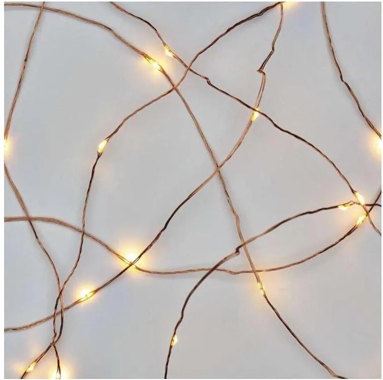 LED гирлянда 20xLED/2,4m топла бяла светлина