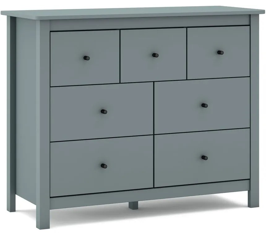 Скрин сиво-зелен от масивен бор 110x80x40 cm Misti – Marckeric