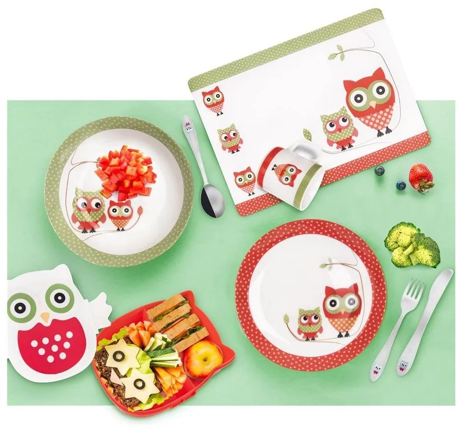 Детски прибори от неръждаема стомана в сребристо 3 бр. - Orion