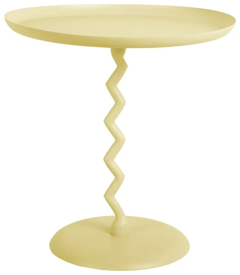 Метална кръгла странична масичка ø 40 cm Zig Zag – Leitmotiv