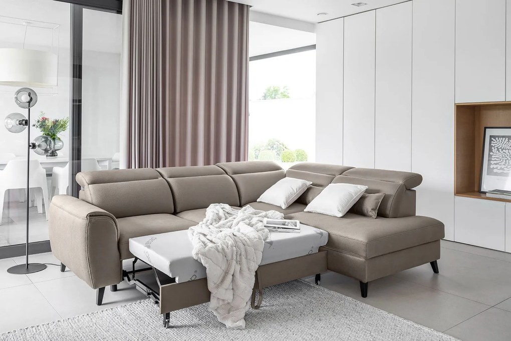 Ъглов диван Vuelta-Mocca-Left