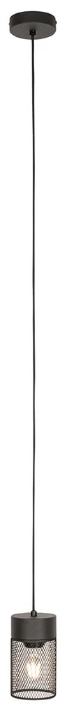 Индустриална висяща лампа черна - Jim