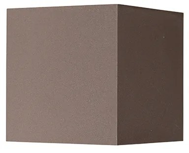Външна стенна лампа ръждиво кафява с LED 2-светлина IP54 - Edwin