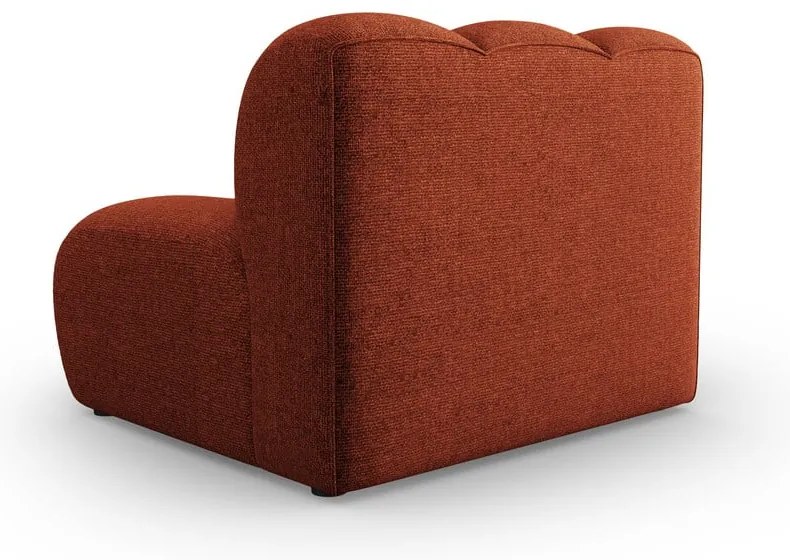 Модулен диван в тухлен цвят (среден модул) Lupine – Micadoni Home