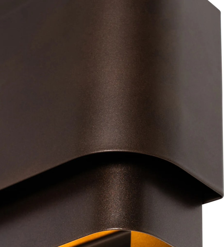 Смарт стенна лампа тъмен бронз 2 светлини вкл. Zigbee G9 - Coen