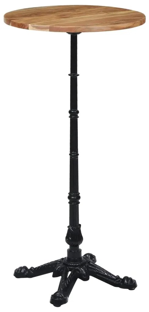 325434 vidaXL Крак за бистро маса черен 52x52x108 cm чугун