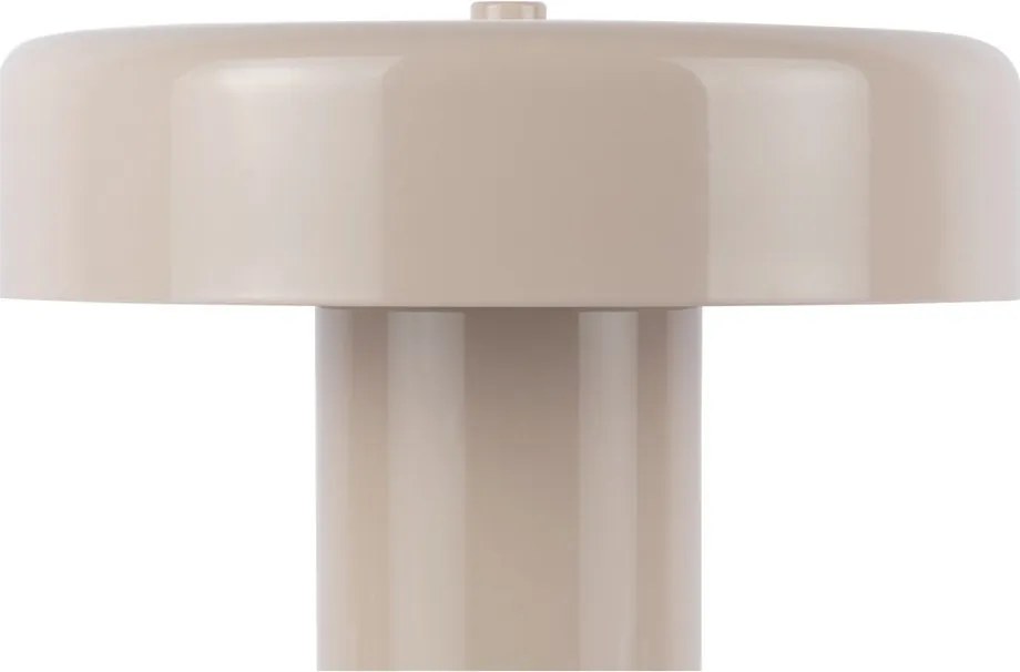 Бежова метална настолна лампа (височина 26 cm) Riqueza Palo – Leitmotiv