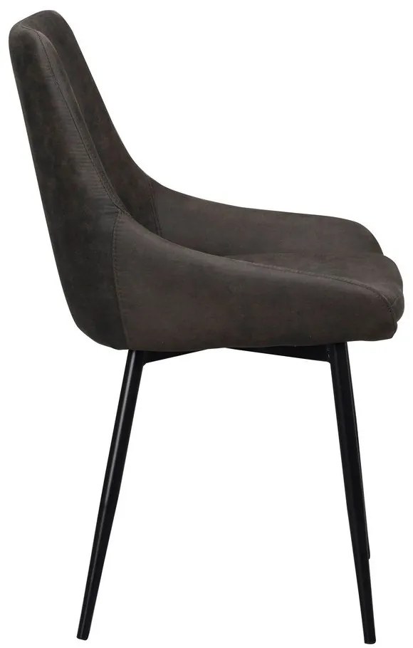 Тъмносиви трапезни столове в комплект от 2 бр. Sierra – Rowico