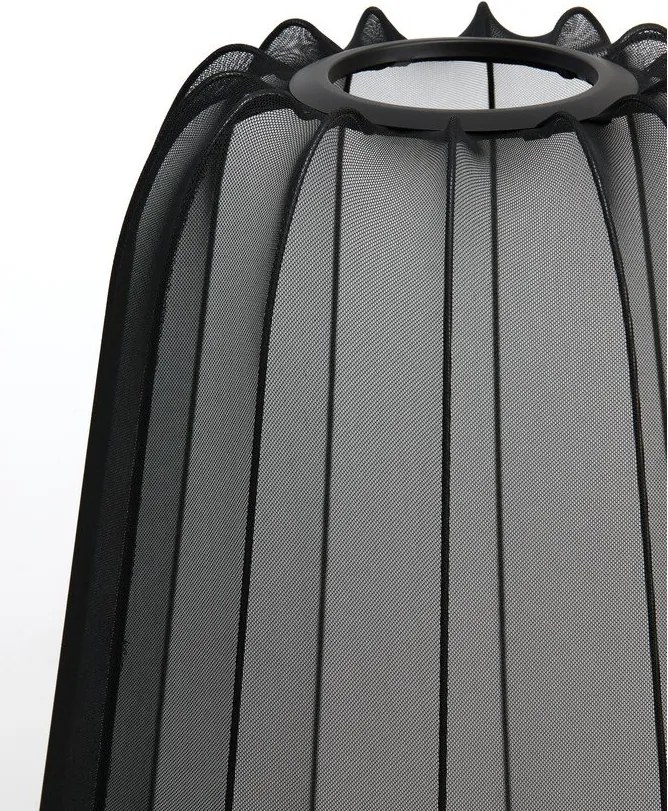 Черна подова лампа (височина 132 cm) Plumeria - Light &amp; Living