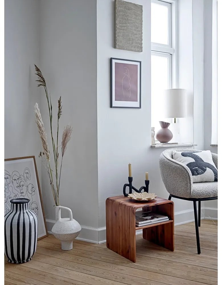 Черен свещник, височина 16,5 cm Mashel - Bloomingville