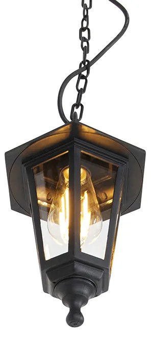 Висяща лампа за външен монтаж черна - New Haven