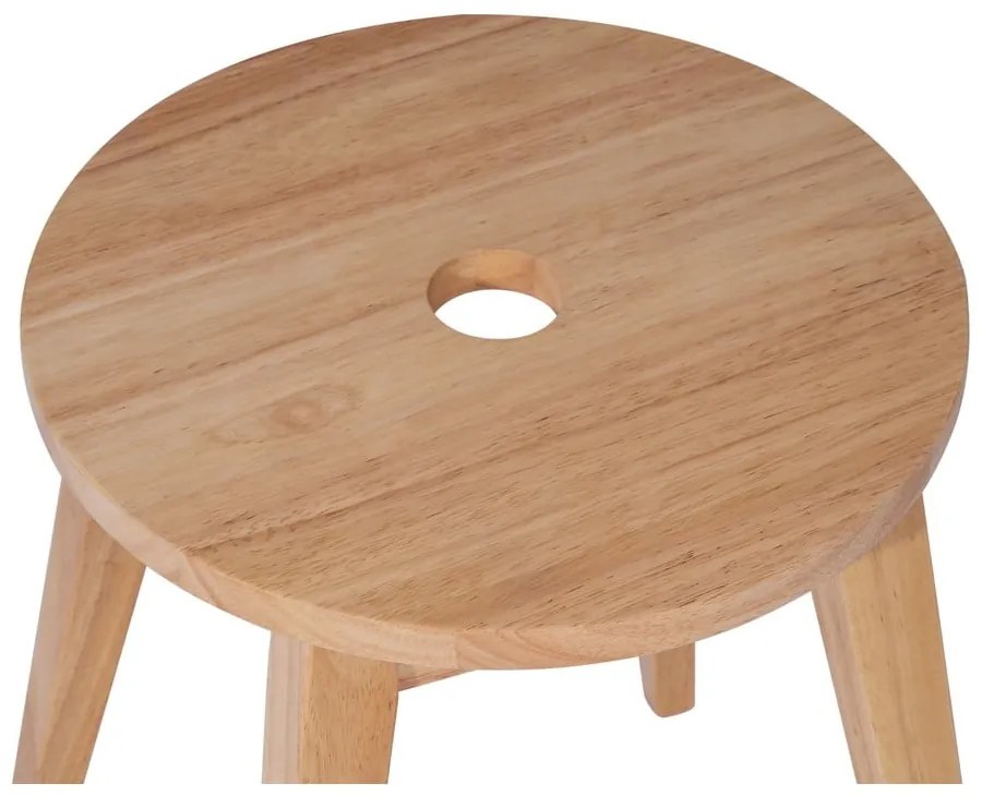 Стол от масивно каучуково дърво в светло естествен цвят Club – Bonami Essentials