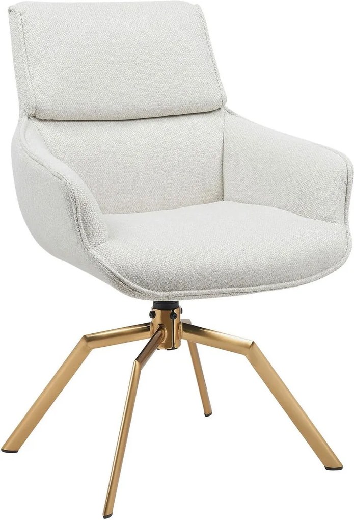 Стол Bueron Muz 2бр-Бяло-Злато