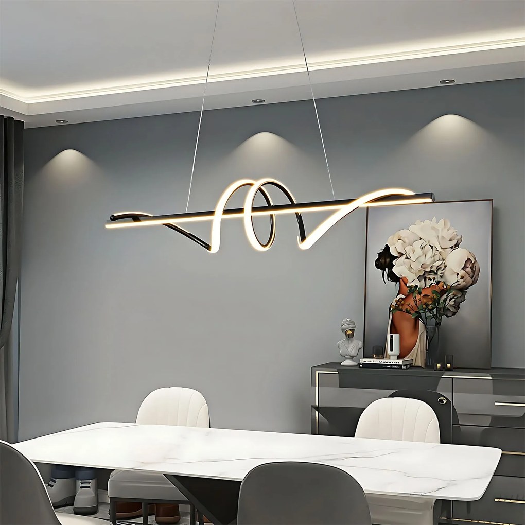 Lampa wisząca LHJ023-CP 120 cm BLACK