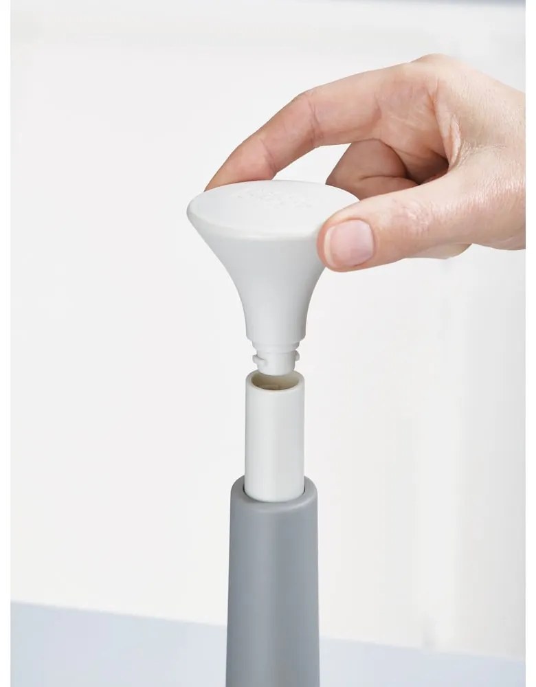 Сива пластмасова стойка за кухненска хартия ø 16 cm Duo – Joseph Joseph