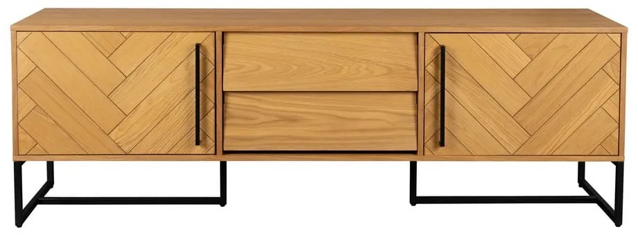 Масичка за телевизор от дъб 180x60 cm Class - Dutchbone