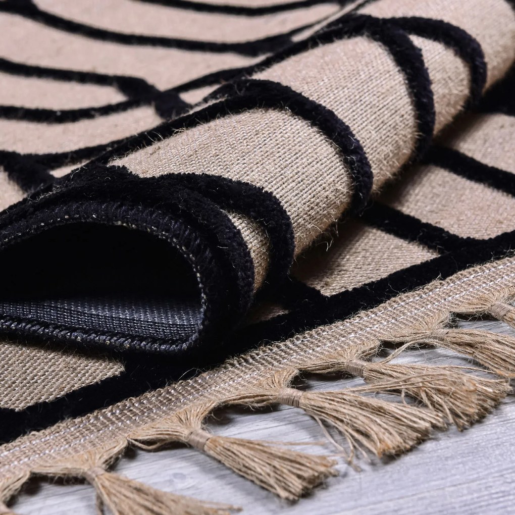 Килим за антре (100 x 300) LasMonte Jüt 3036 Бежово
Черен