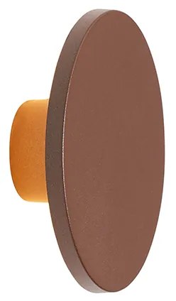 Модерна външна стенна лампа ръждяво кафява с LED IP54 - Skyf