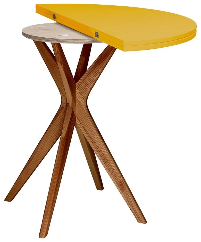 Кръгла сгъваема трапезна маса 45x90 cm Jubi – Ragaba