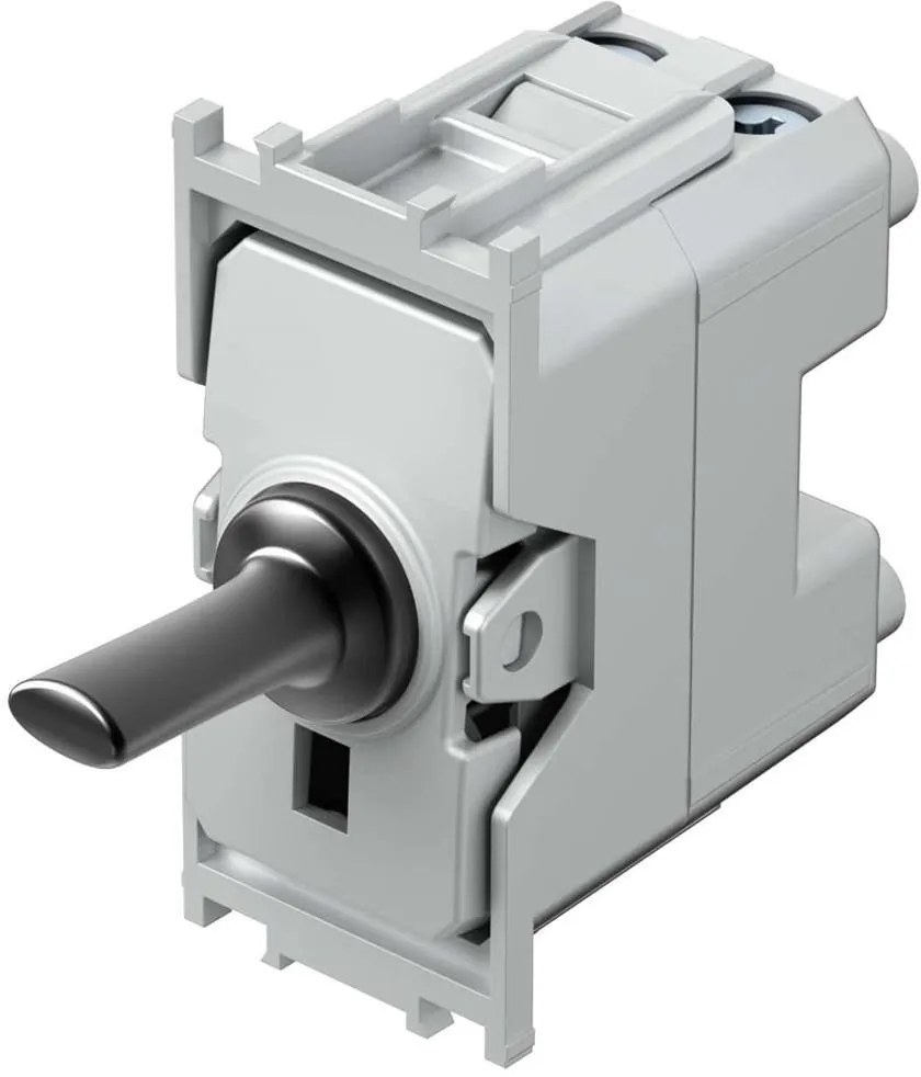 TEM Еднополюсен ключ 16A, цвят Антрацит, Edge  - SP10PA