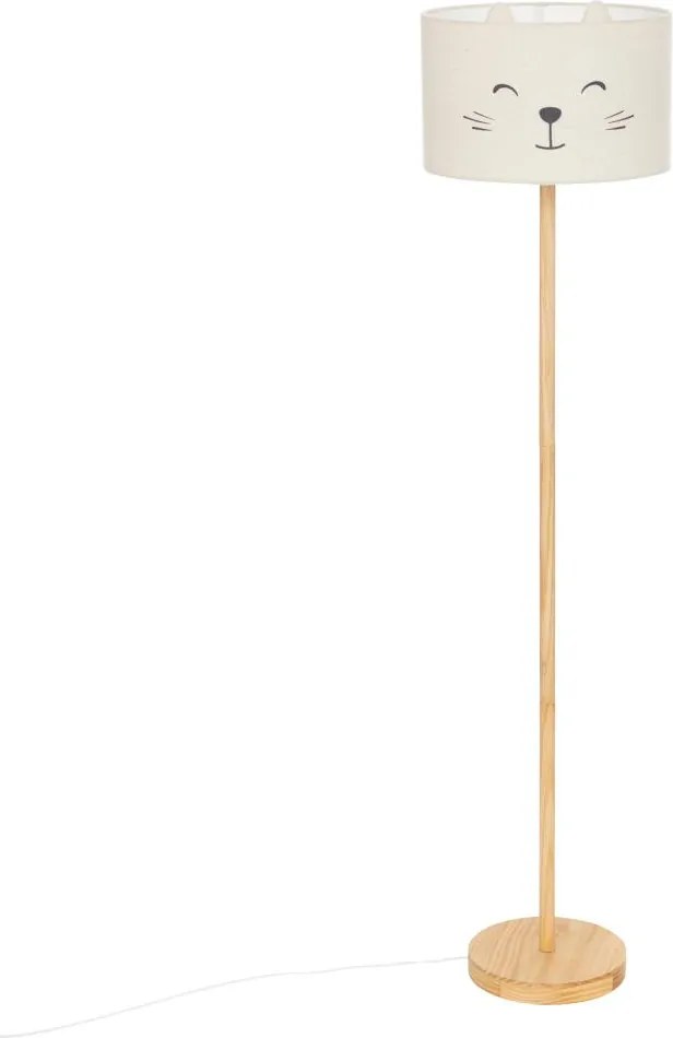 Atmosphera - Детска подова лампа FÉLIX 1xE27/40W/230V с котешки мотив