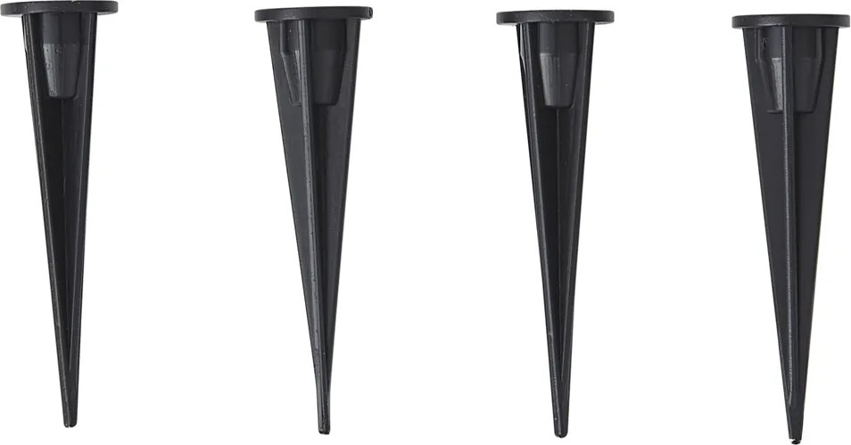 Стояща външна лампа бяла 80 см вкл. LED IP44 - Fungi