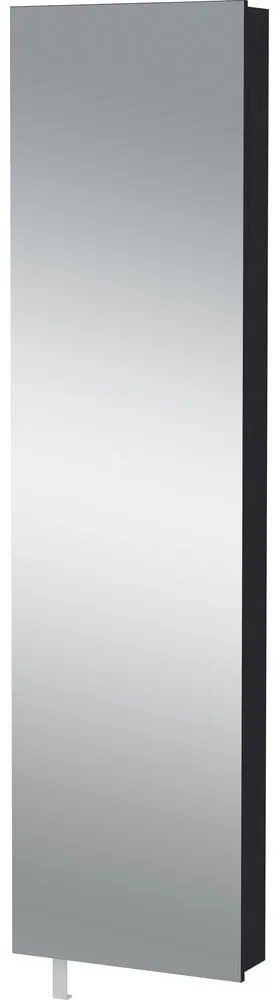 Антрацитен шкаф за коридор 50x195x18 cm Rotary – Germania