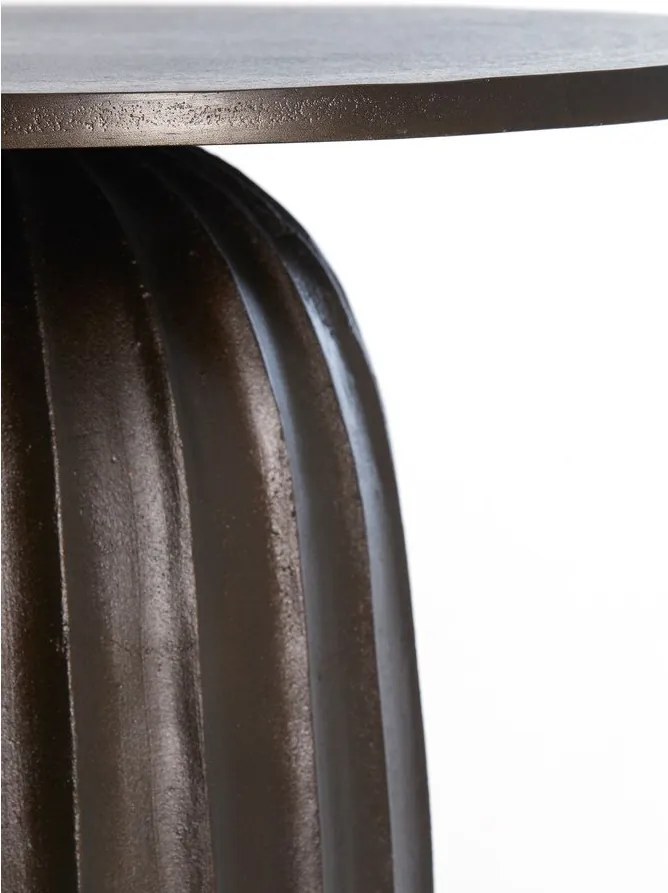 Метална кръгла странична масичка ø 60 cm Veglia – Light &amp; Living