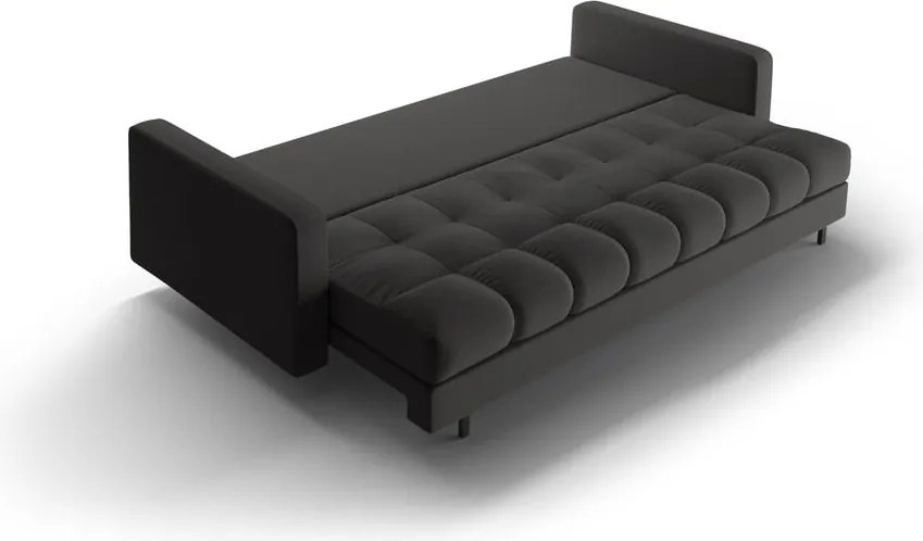 Тъмносив разтегателен диван с място за съхранение 222 cm Bali – Cosmopolitan Design