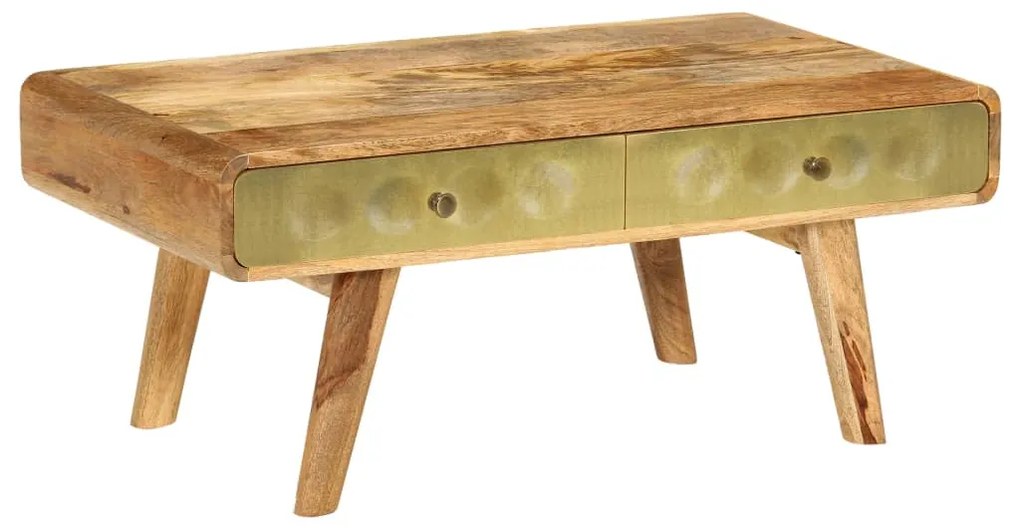 246344 vidaXL Маса за кафе, мангово дърво масив, 90x50x40 cм
