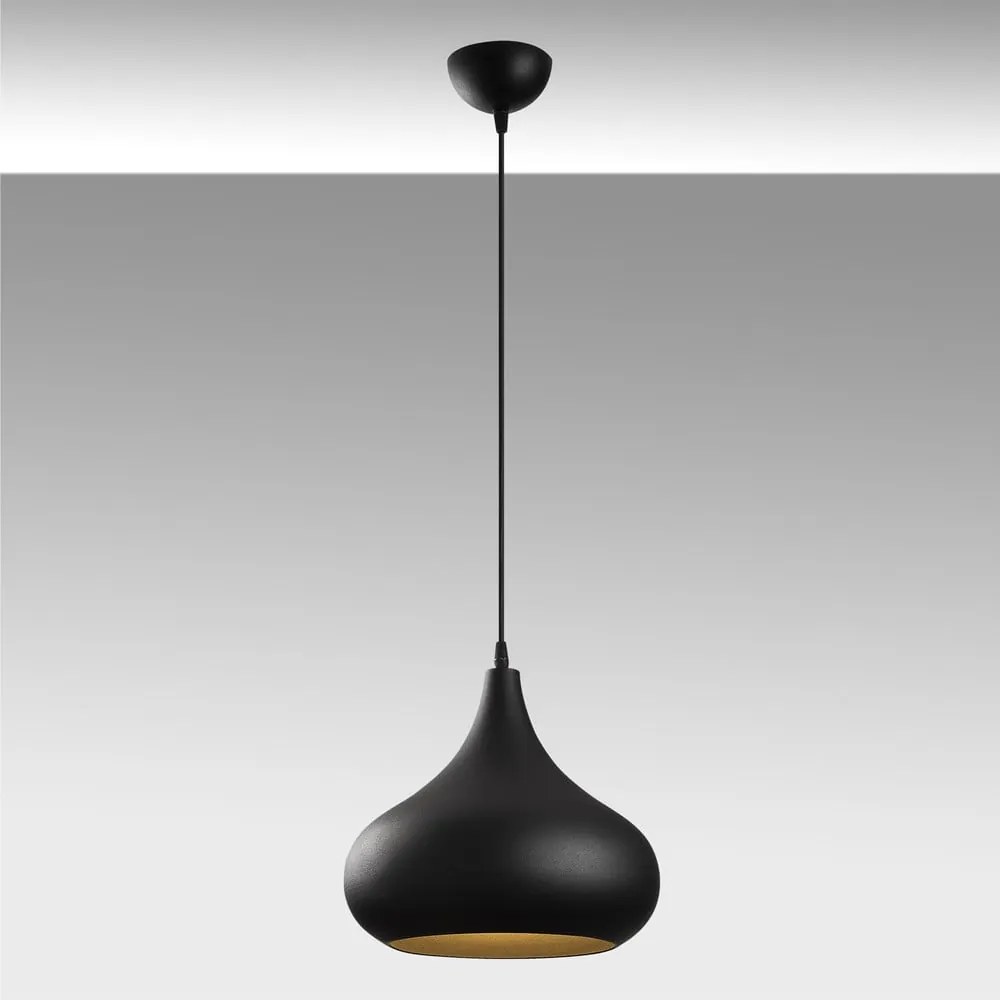 Черно висящо осветително тяло Sağlam - Opviq lights