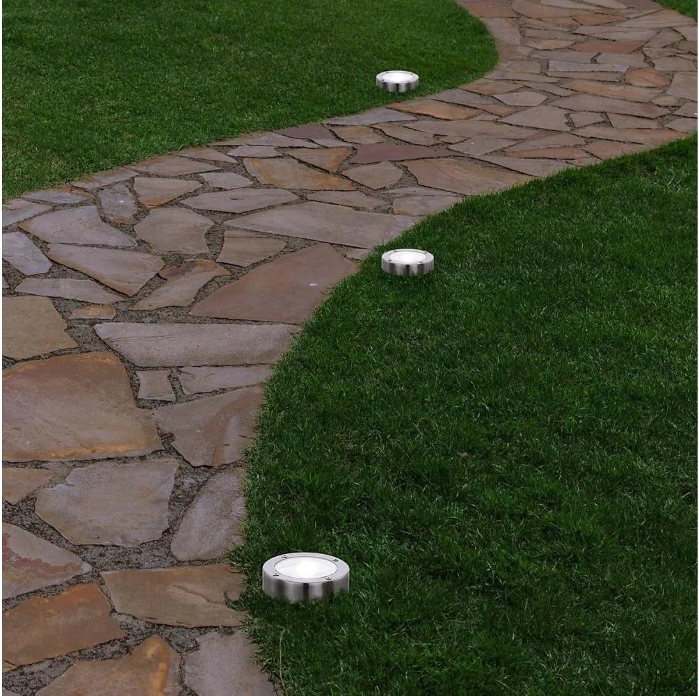 Eglo 48777 - LED соларна лампа със сензор LED/0,07W/1,2V 200 mAh хром