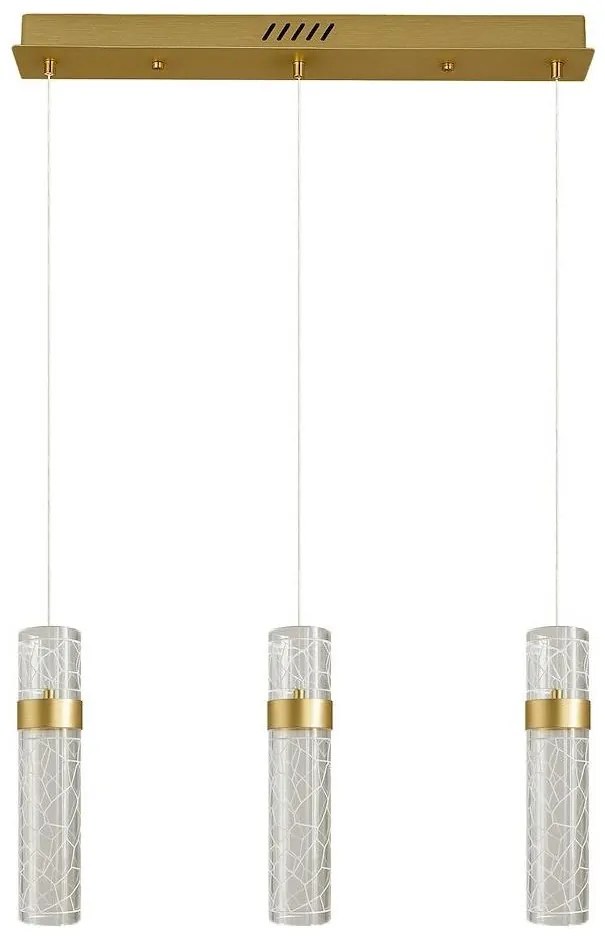 LED полилей на кабел LAGOS LED/24W/230V златен