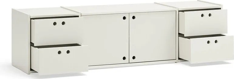 Кремава маса за телевизор 157x42x40 cm Wally – Teulat