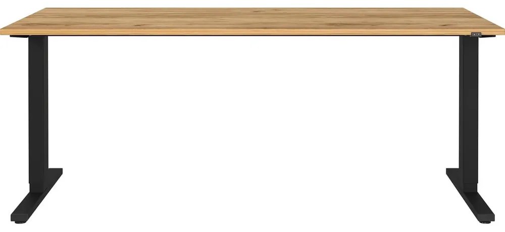 Работна маса с електрическо регулиране на височината с дъбов плот 80x180 cm Lissabon – Germania