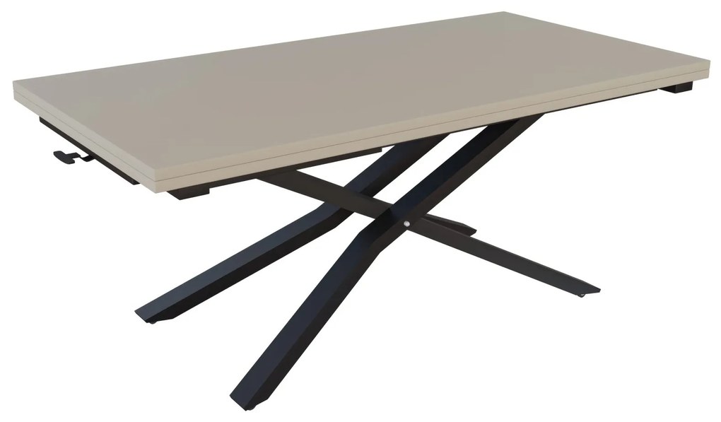 Разтегателна маса с повдигащ механизъм СОРЕНТО - МДФ мат 003 аметист грей