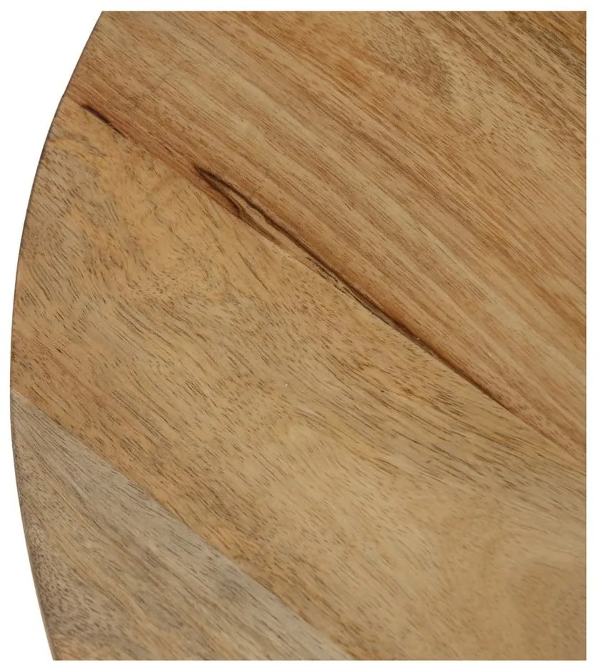 Кръгла масичка за кафе от масивно манго в естествен цвят ø 60 cm Mao – Ixia