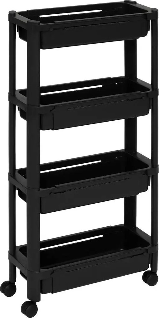 Кухненска количка 5five, 4 нива - Бял