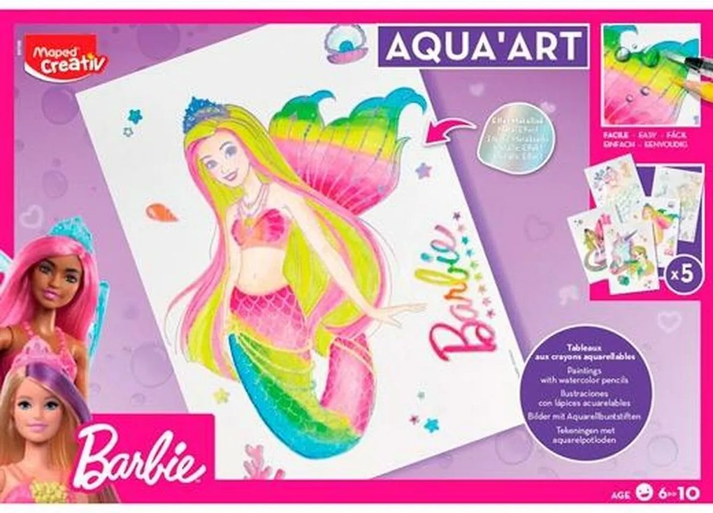 Занаятчийска игра Maped Aqua'Art Barbie