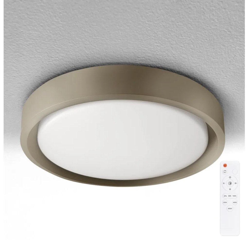 Brilagi - LED димируемо осветително тяло MATTEO LED/48W/230V 3000-6500K диам. 41 см таупе +ДУ