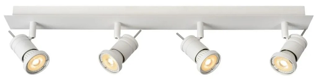 Lucide 17990/20/31 - LED спот TWINNY-LED 4xGU10/4,5W/230V бял 63 см