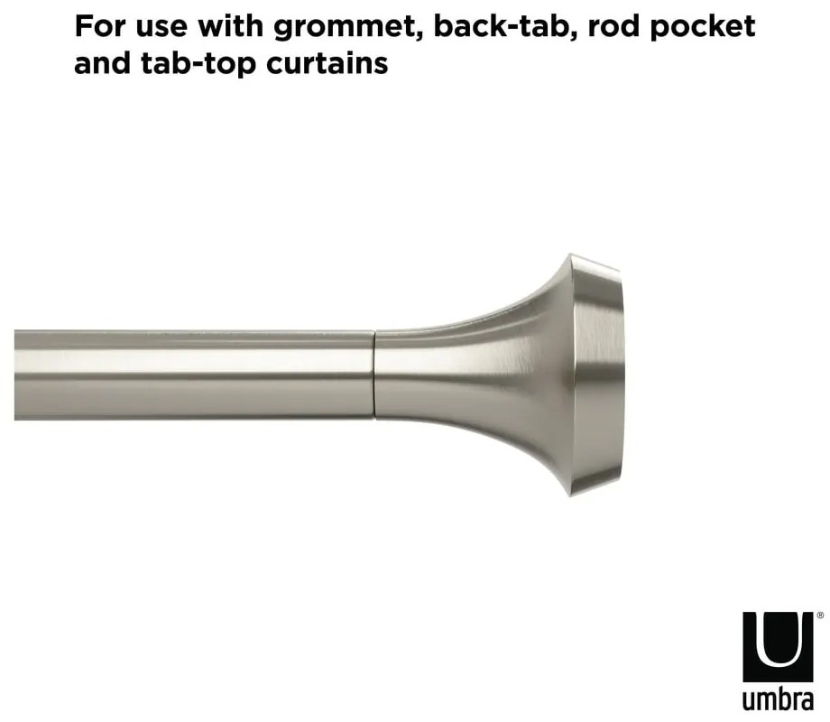 Стоманен разтегателен корниз 91 - 183 cm Ella - Umbra