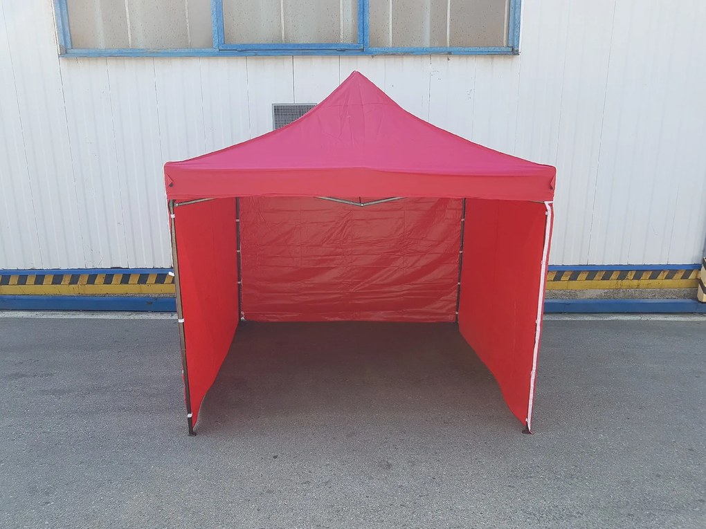Шатра тип хармоника 3x3 червена SQ