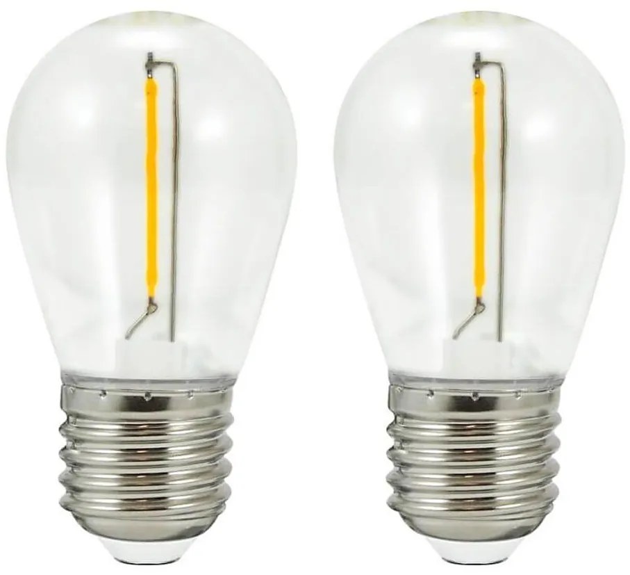 КОМПЛЕКТ 2x LED Крушка PARTY E27/0,5W/36V 2200K