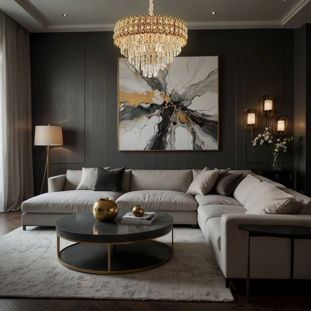 Пендел Cristal G058-CP 60CM GOLD