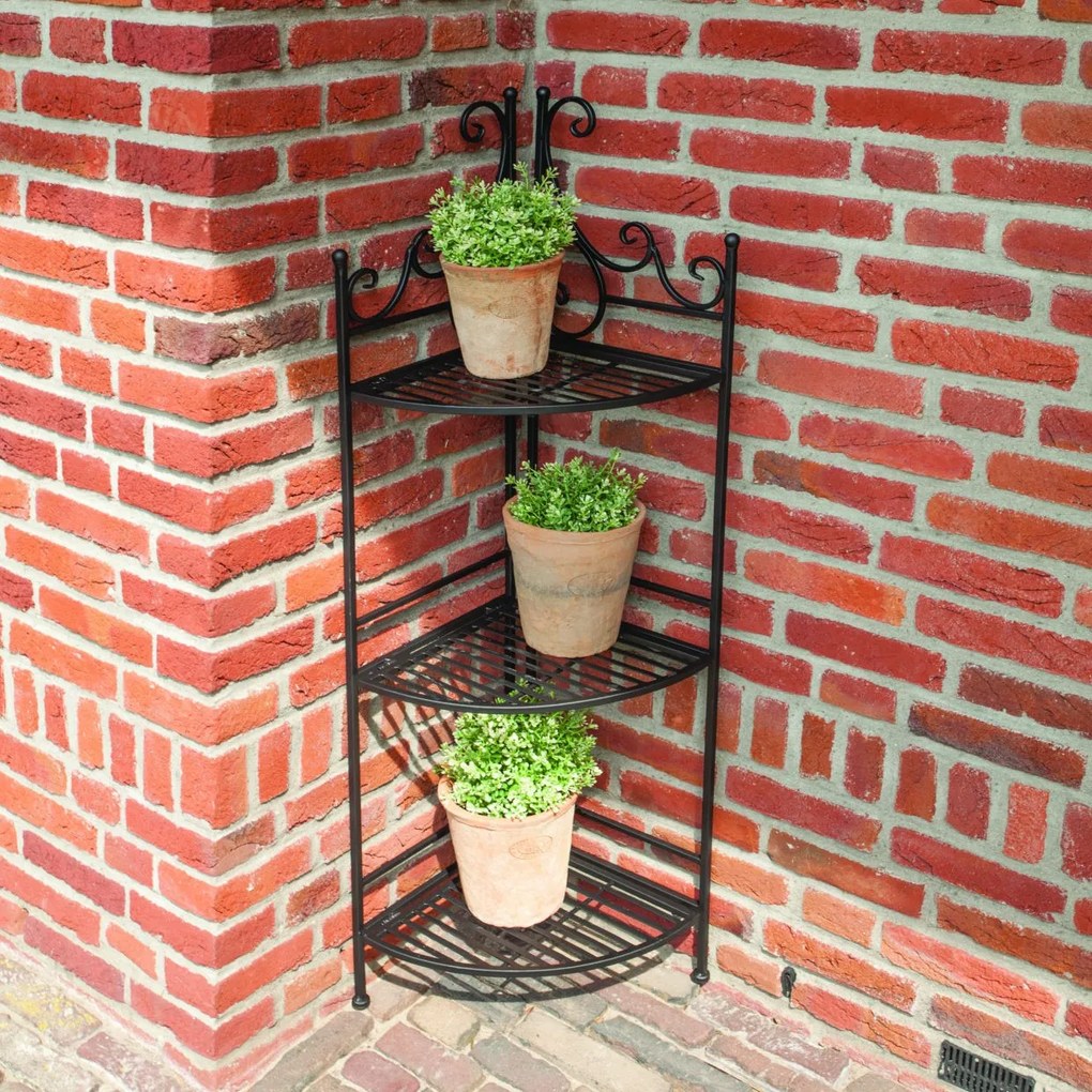 Цветарник ъглов Etagere с три рафта - Esschert Design