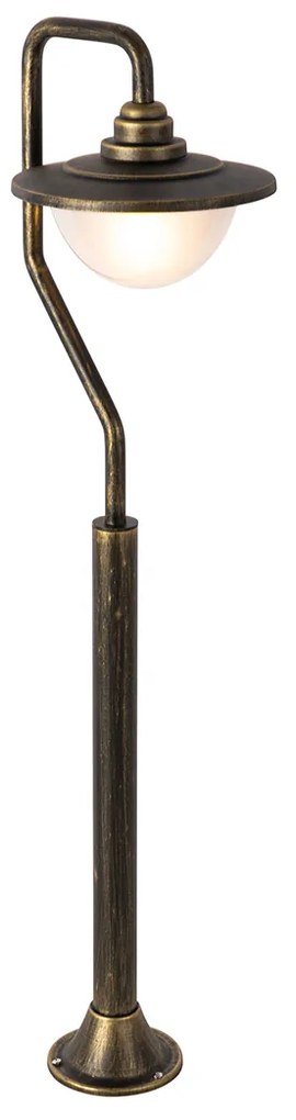 Класически външен фенер антично злато 100 см IP44 - Bruges